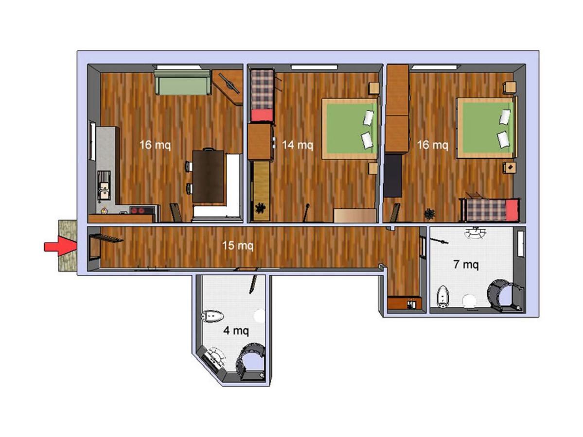 Appartamenti Suttru Badia  Habitación foto